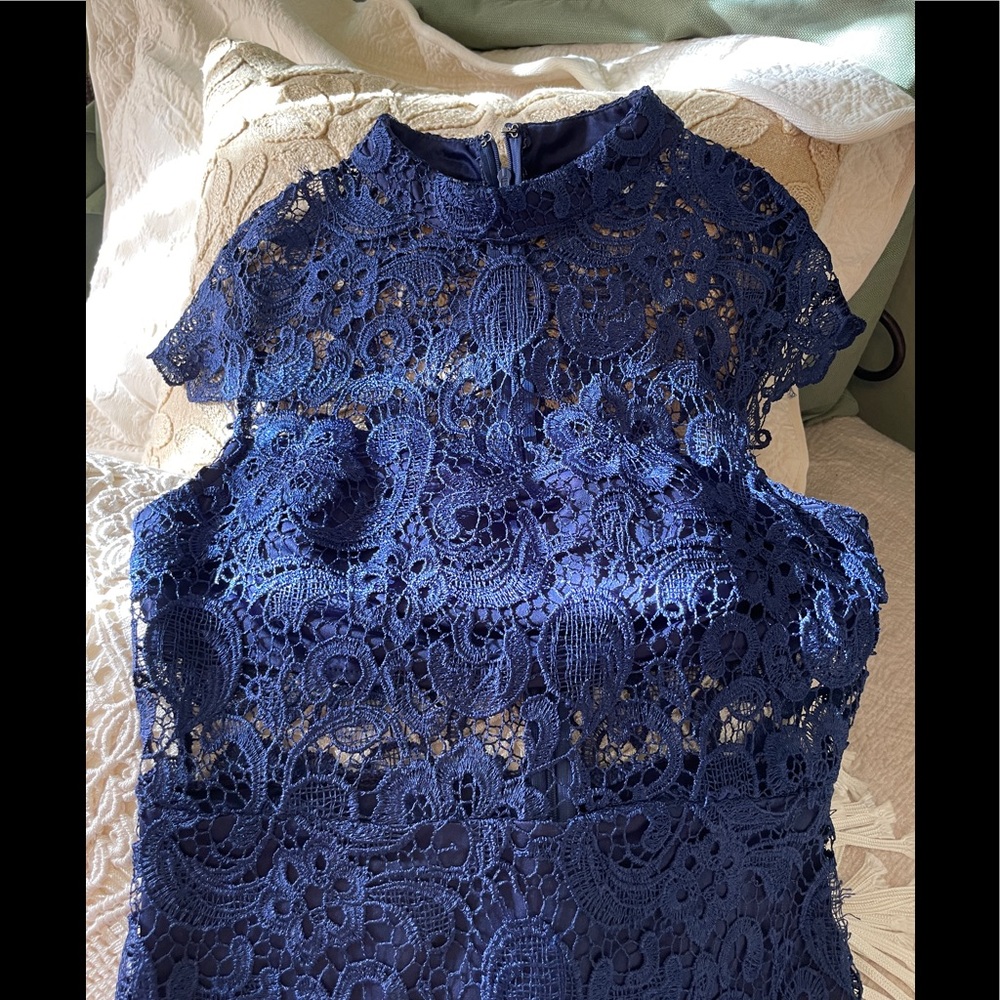 HMS cobalt blue lace dress
